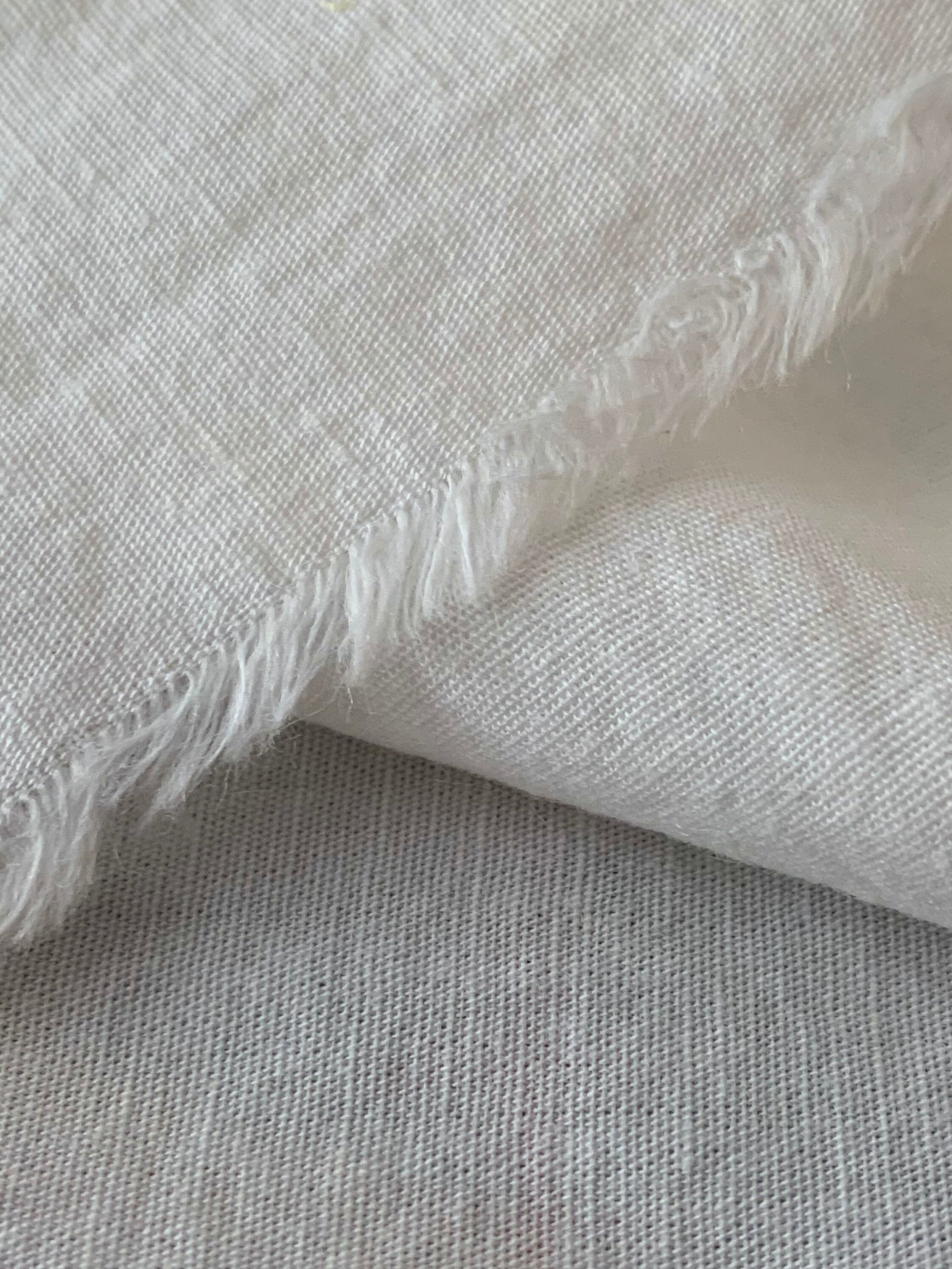 Cosmo Japanese cotton linen fabric AD5192-OW creamy white