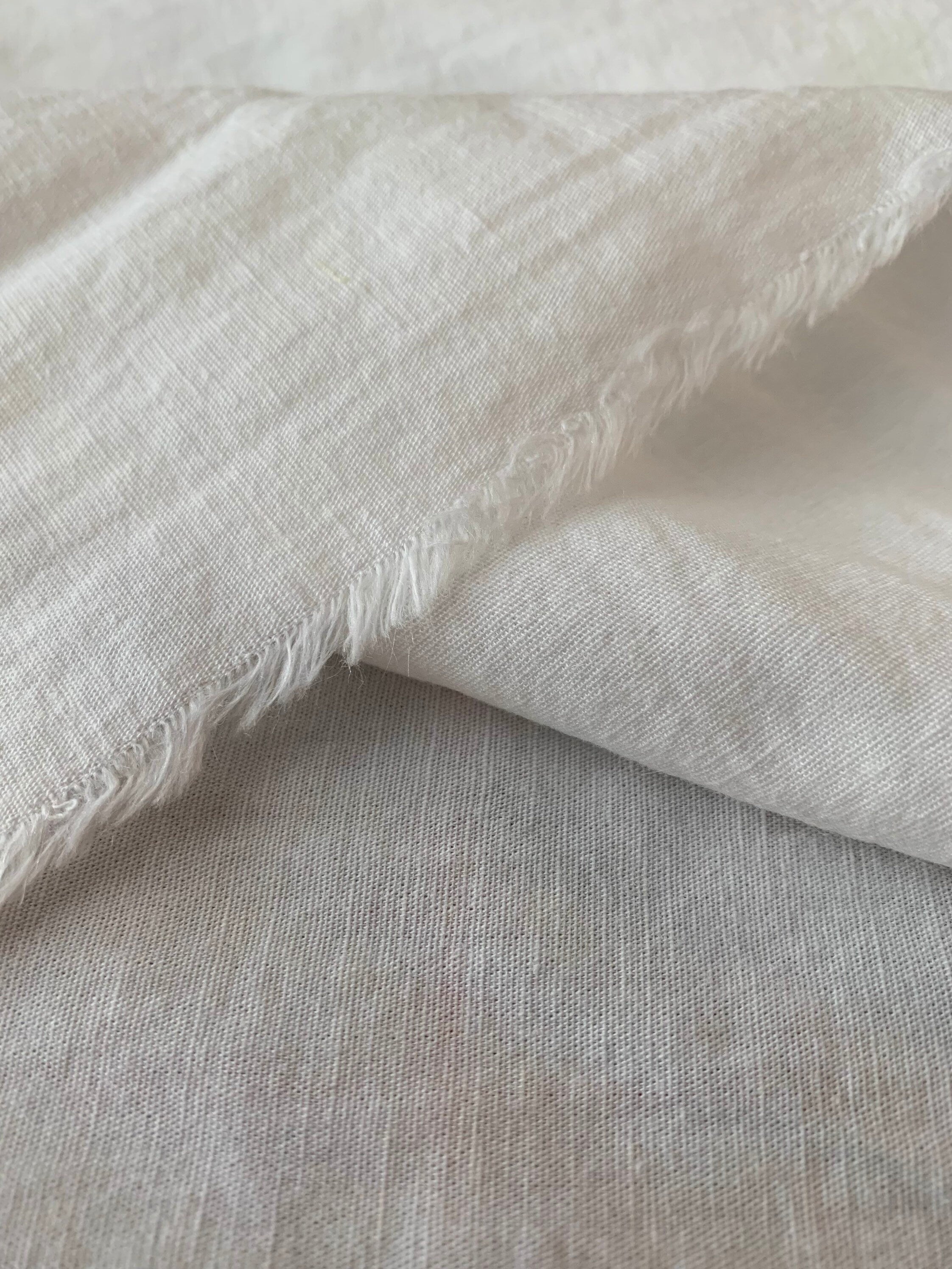 Cosmo Japanese cotton linen fabric AD5192-OW creamy white
