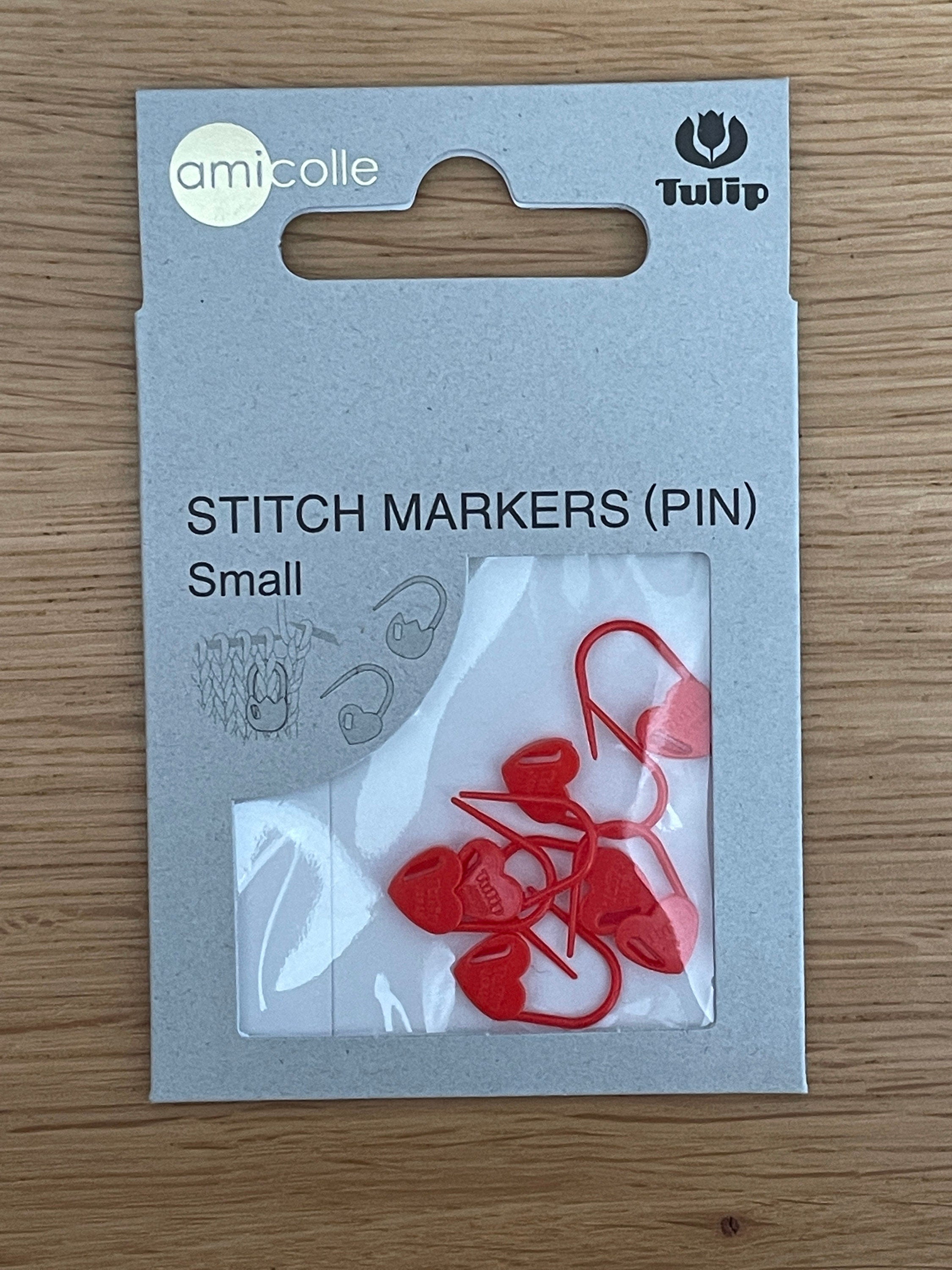 Tulip - Small "Tulip" Stitch Marker Pin Amicolle Knitting Accessories - Orange