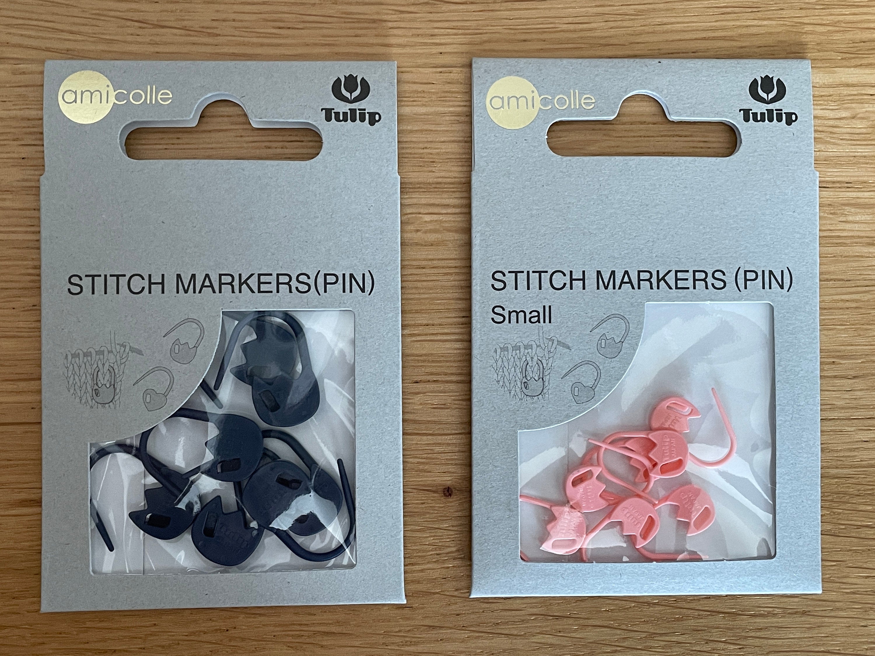 Tulip - Small "Tulip" Stitch Marker Pin Amicolle Knitting Accessories - Light Blue