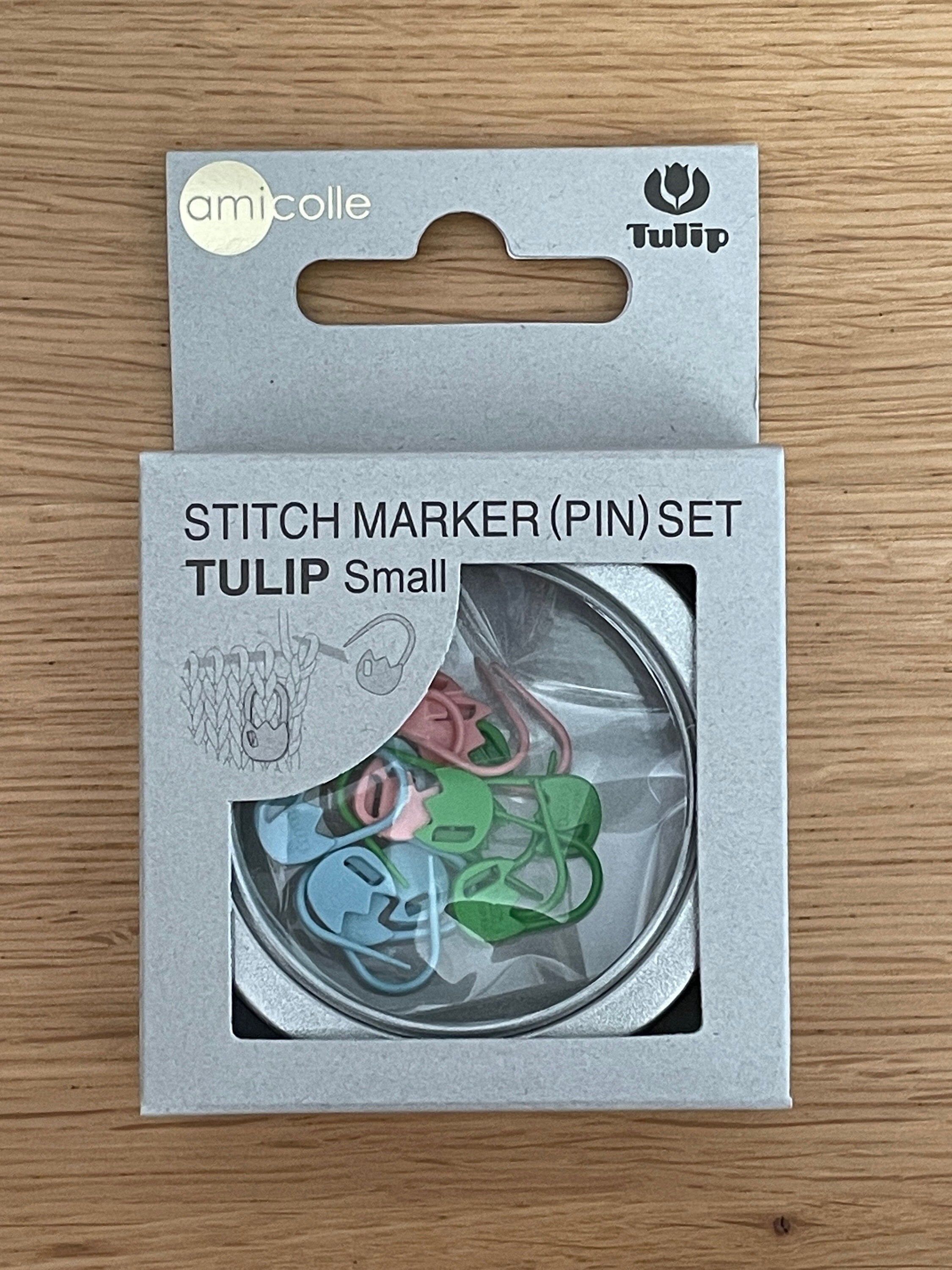 Tulip - Small "Tulip" Stitch Marker Set Pin Amicolle Knitting Accessories - Pink Blue Green