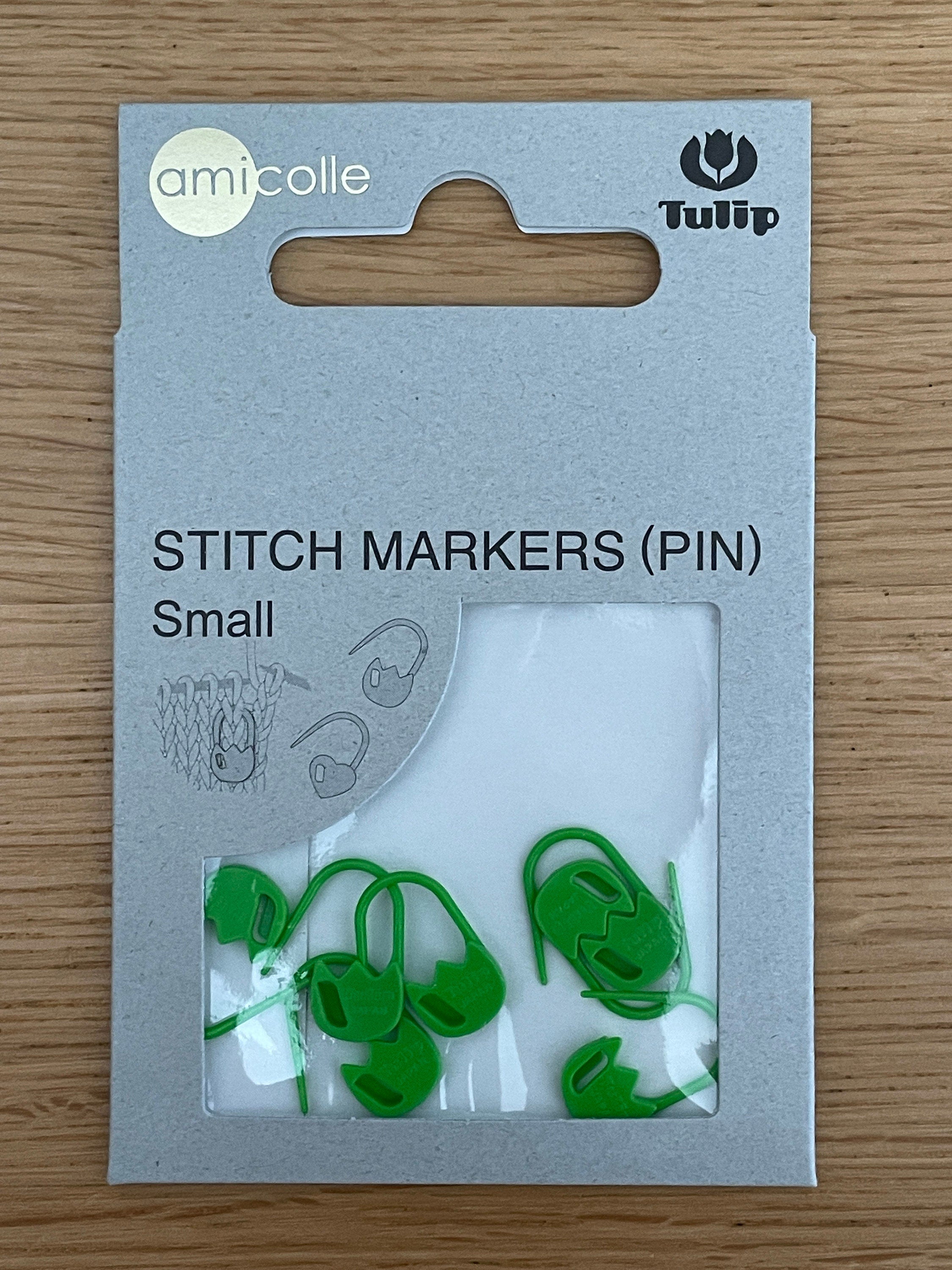 Tulip - Small "Tulip" Stitch Marker Pin Amicolle Knitting Accessories - Green