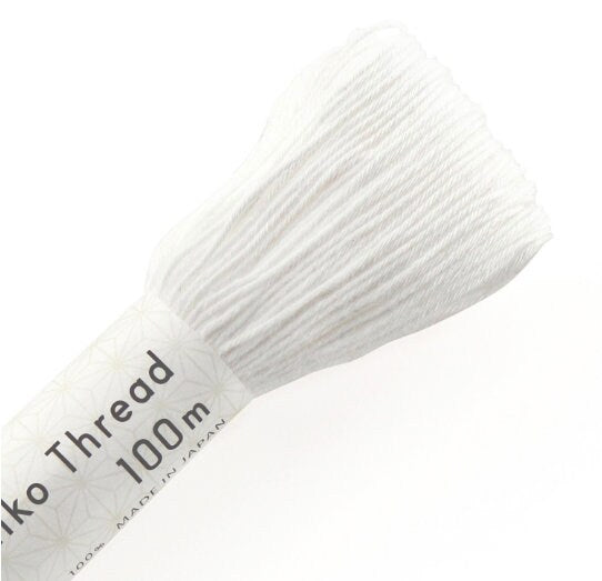 Olympus - Cotton Sashiko Thread 100m Skein - Color #101 White