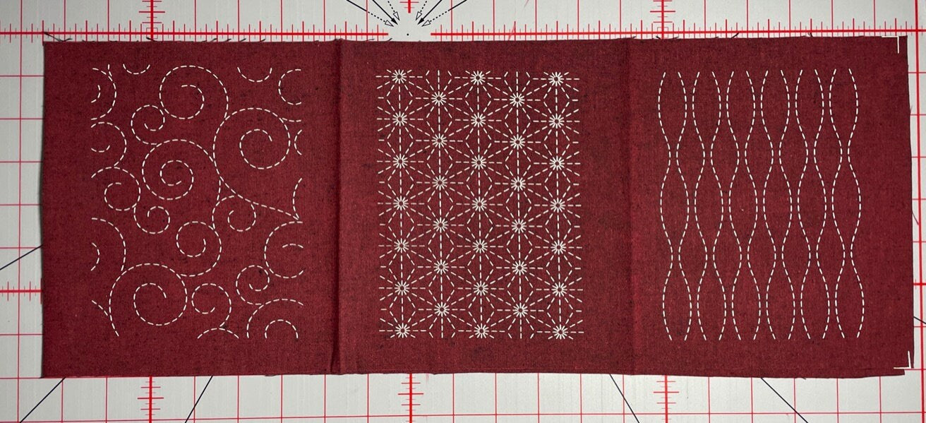 Olympus - Sashiko Patch Mending Collection - Red