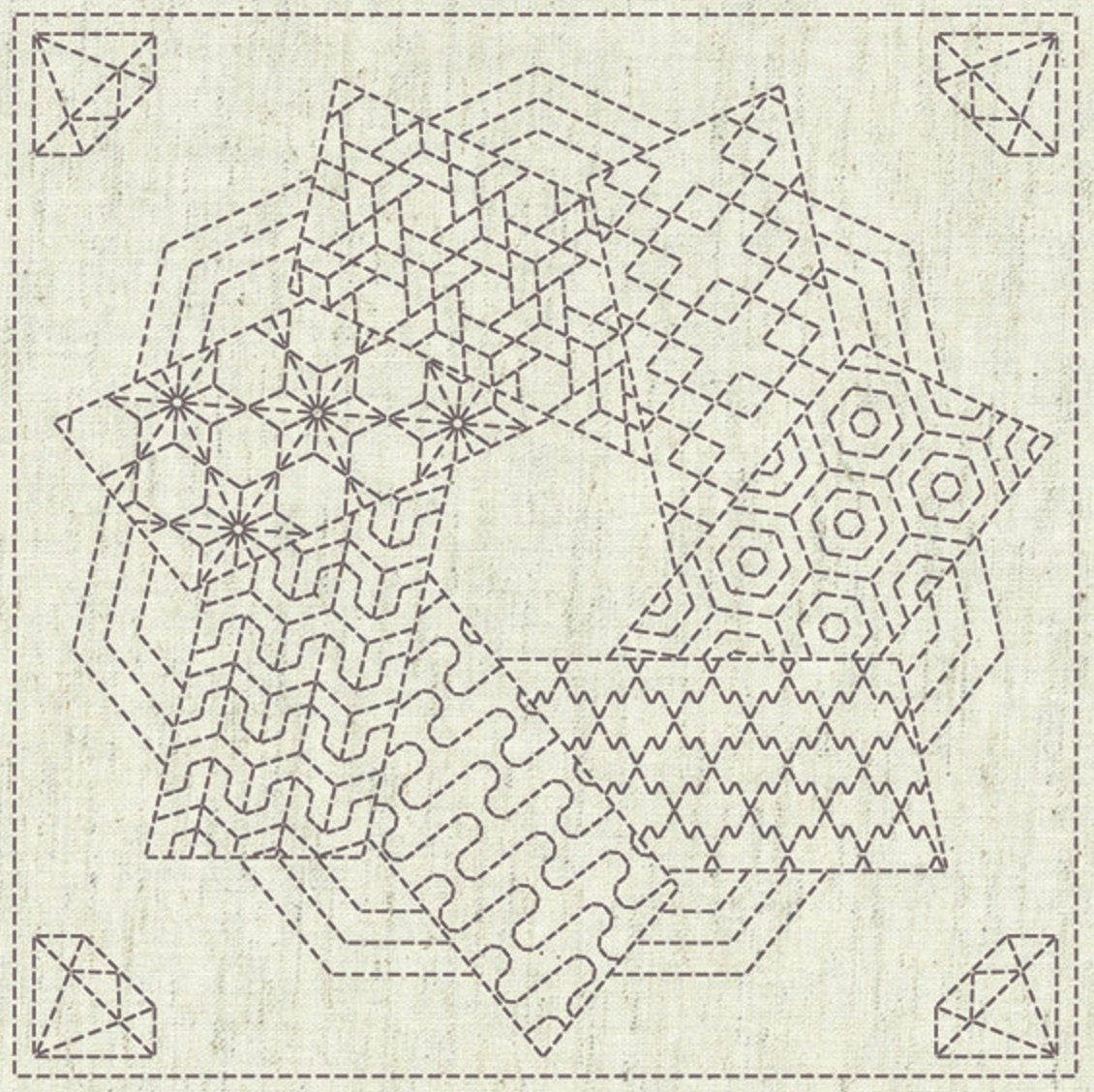 QH Textiles Sashiko Kaza-Garuma 4