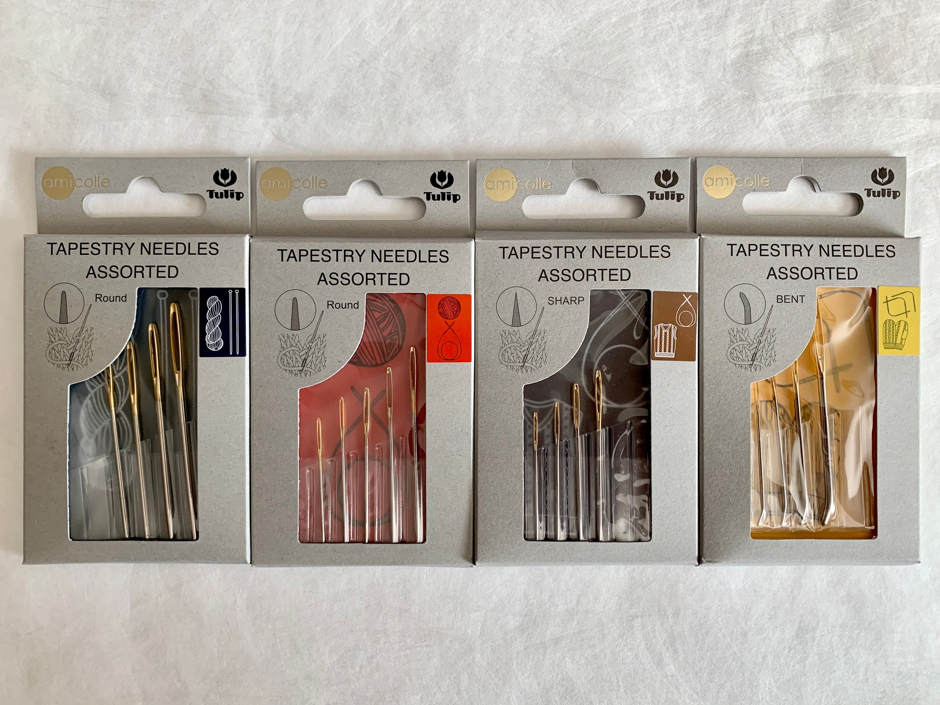 Tulip Tapestry Needles in magnetic case assorted sizes Amicolle