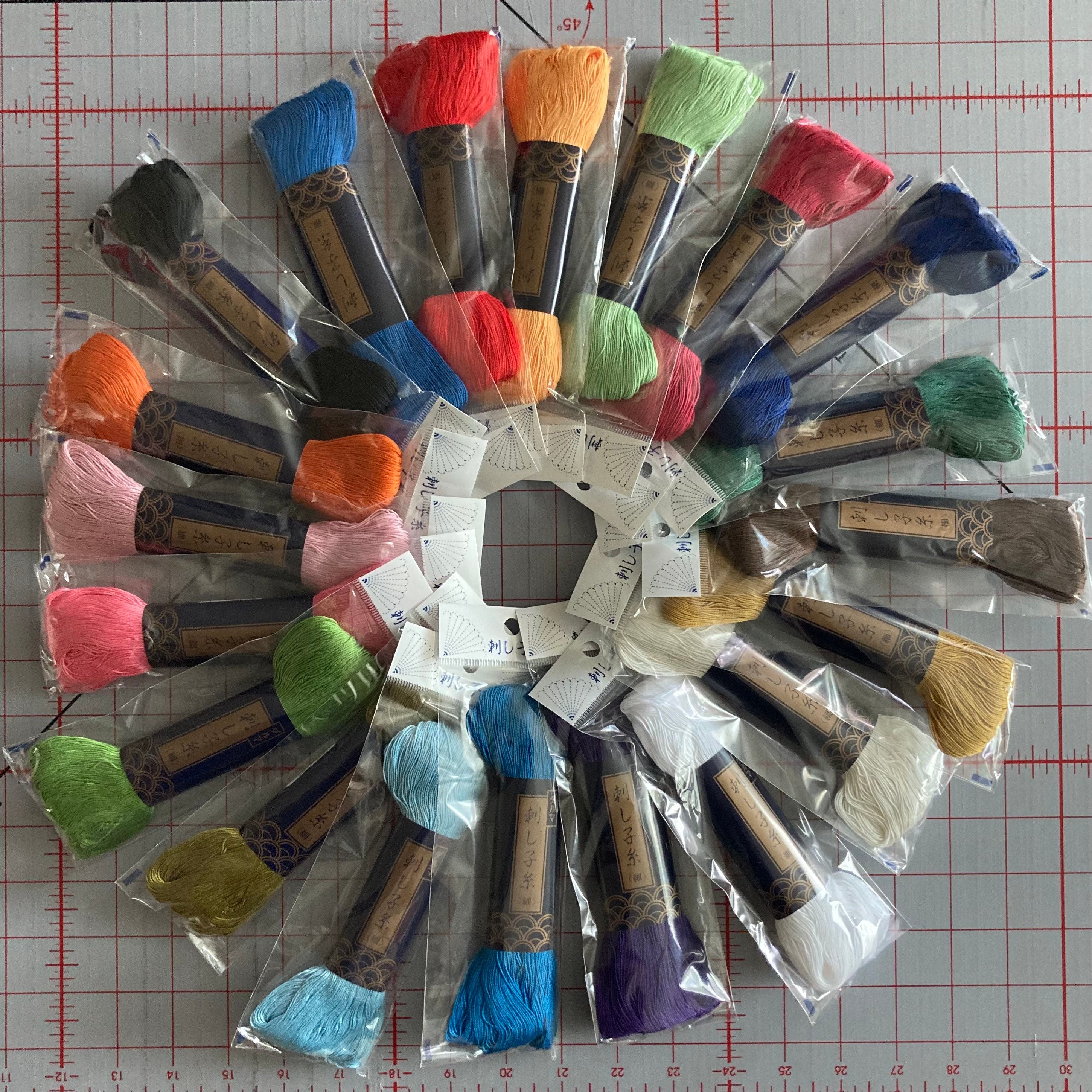 Yokota - Cotton Sashiko Thread 170m Skein - 20 Colors