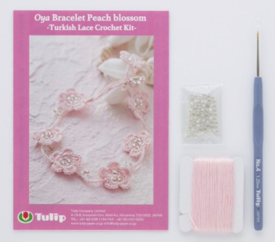 Tulip - "Oya Bracelet" Turkish Lace Crochet Kit - Assorted Colors and Designs