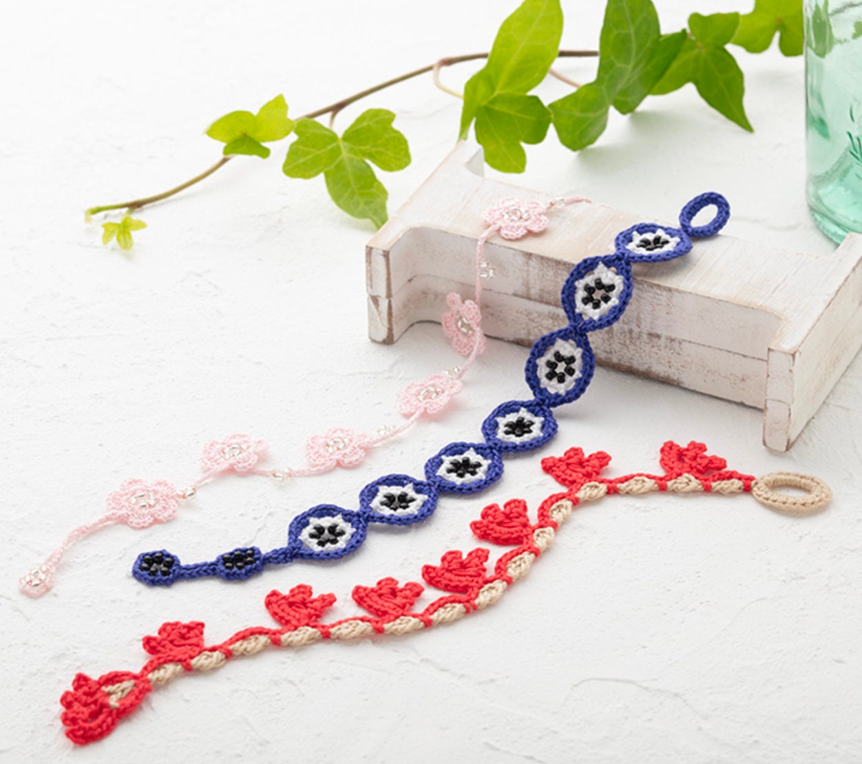 Tulip - "Oya Bracelet" Turkish Lace Crochet Kit - Assorted Colors and Designs
