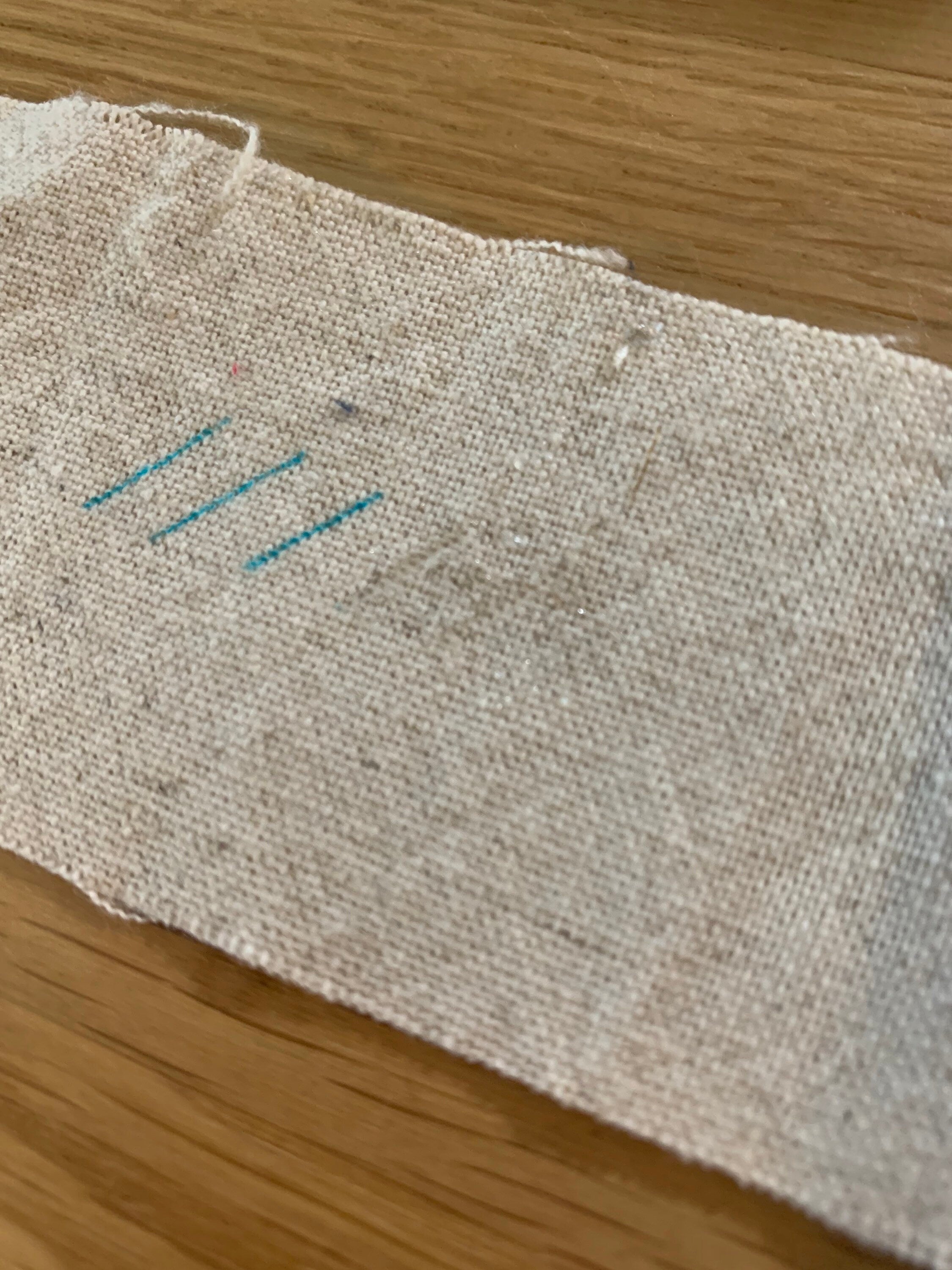 NEW Chacopa Water Erasable Fabric Pen - blue ink