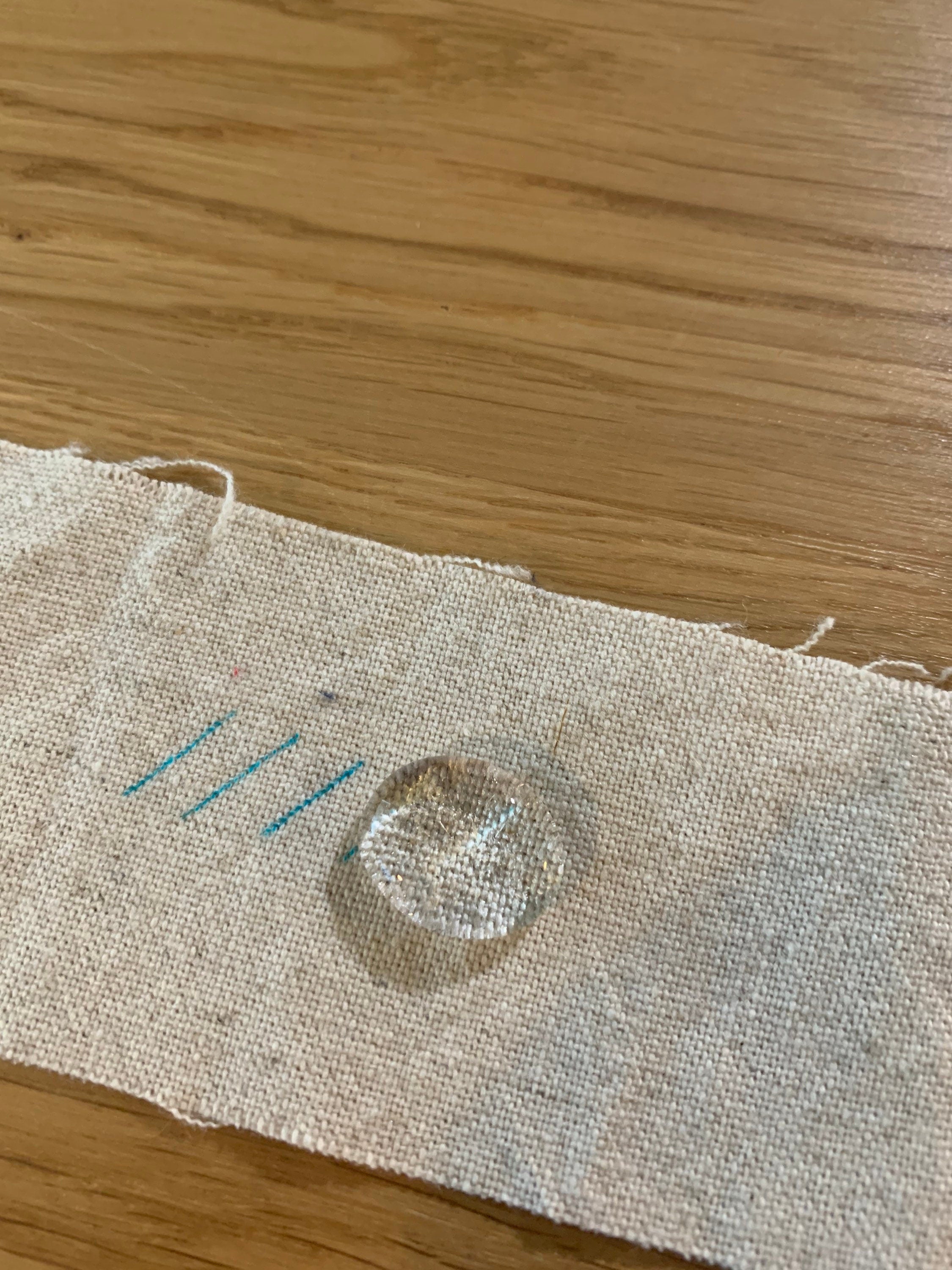 NEW Chacopa Water Erasable Fabric Pen - blue ink