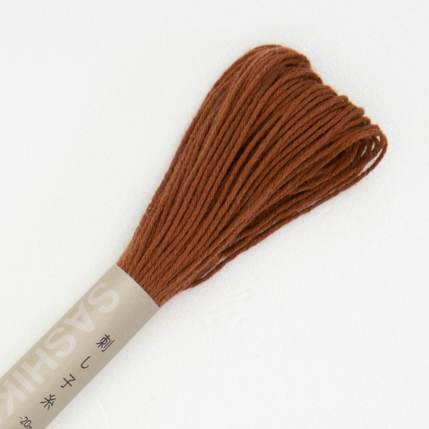 Olympus - Cotton Sashiko Thread 20m Skein - Color #3 Brown