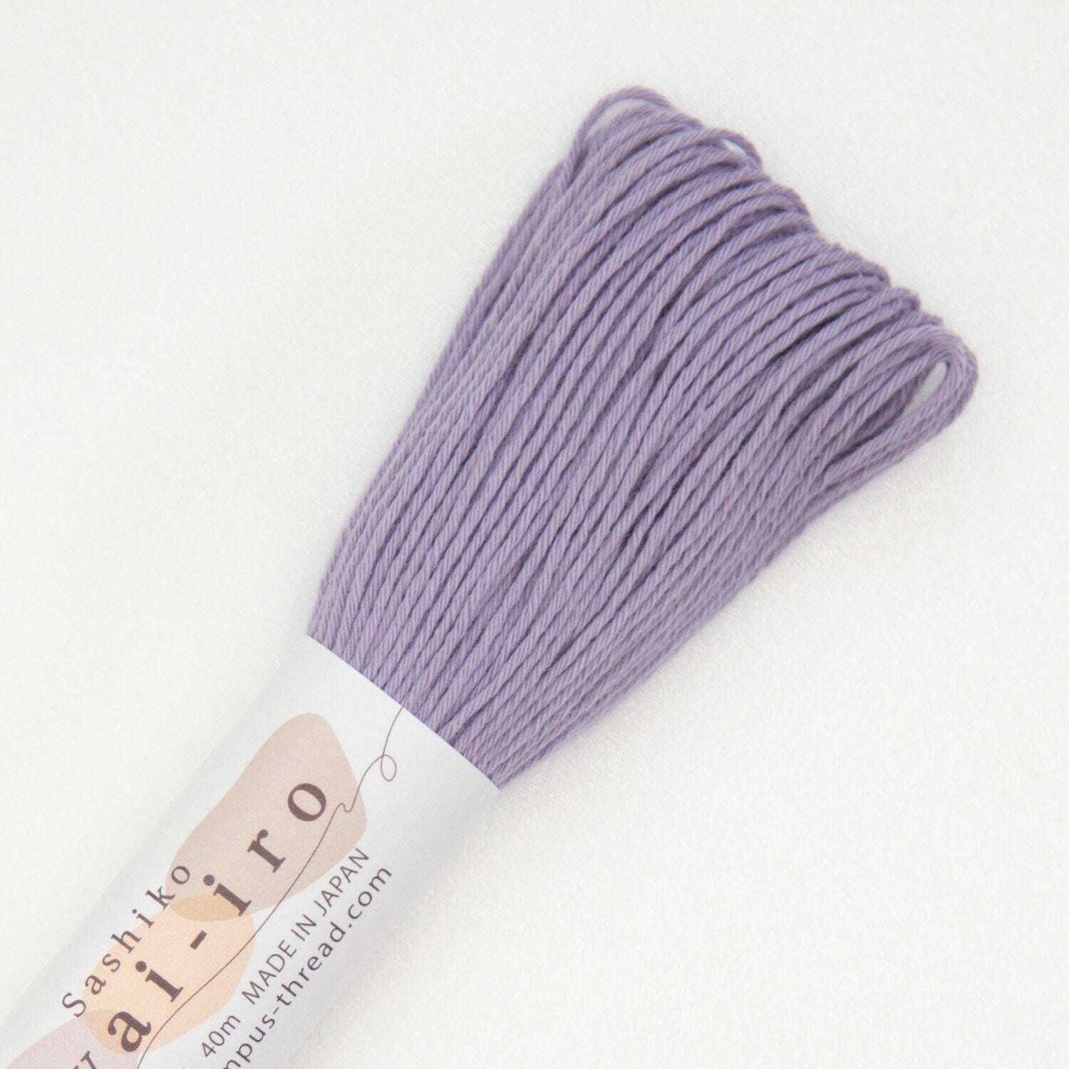 Olympus - Cotton Sashiko Thread 40m Skein - "Awai-Iro" Color #A10 Mauve