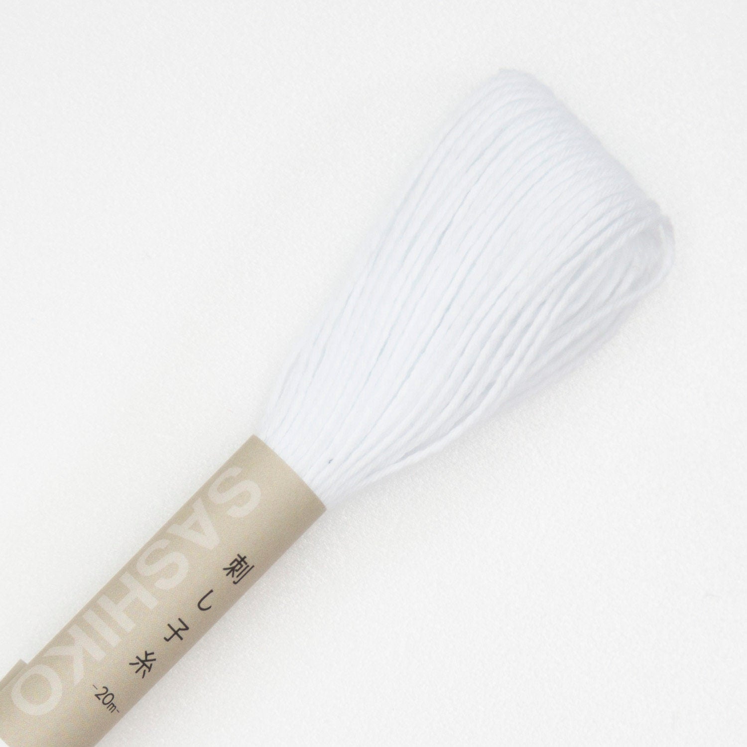 Olympus - Cotton Sashiko Thread 20m Skein - Color #1 Bright White