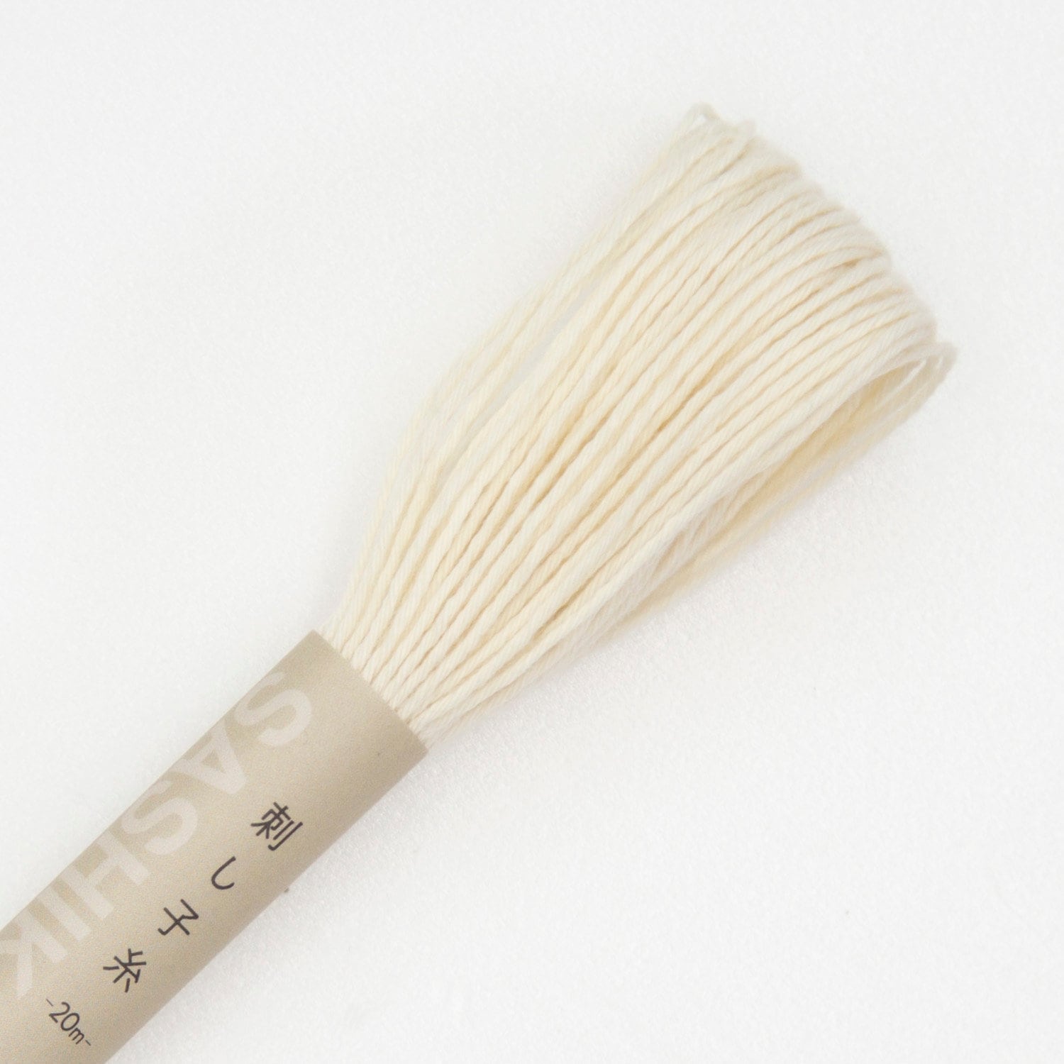 Olympus - Cotton Sashiko Thread 20m Skein - Color #2 Off White