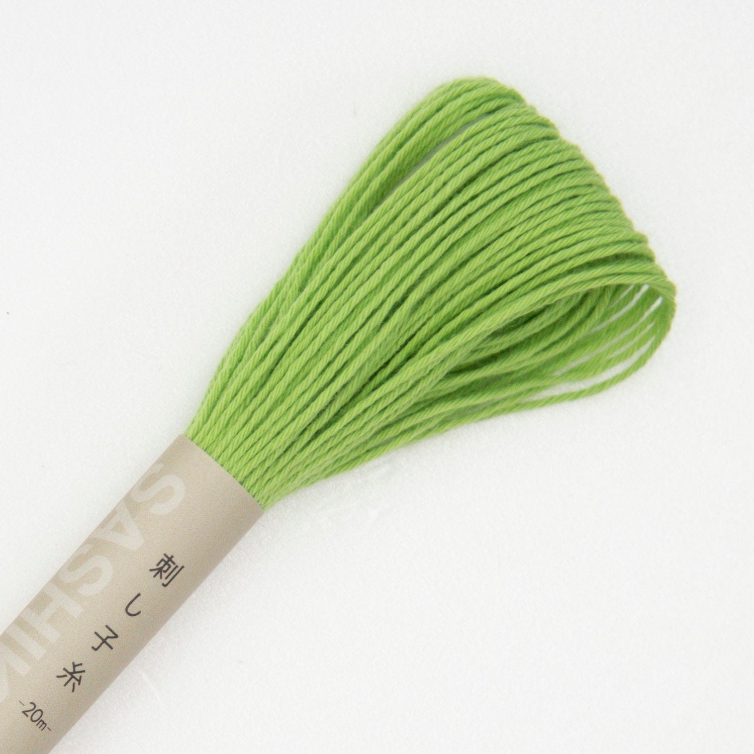 Olympus - Cotton Sashiko Thread 20m Skein - Color #6 Spring Green