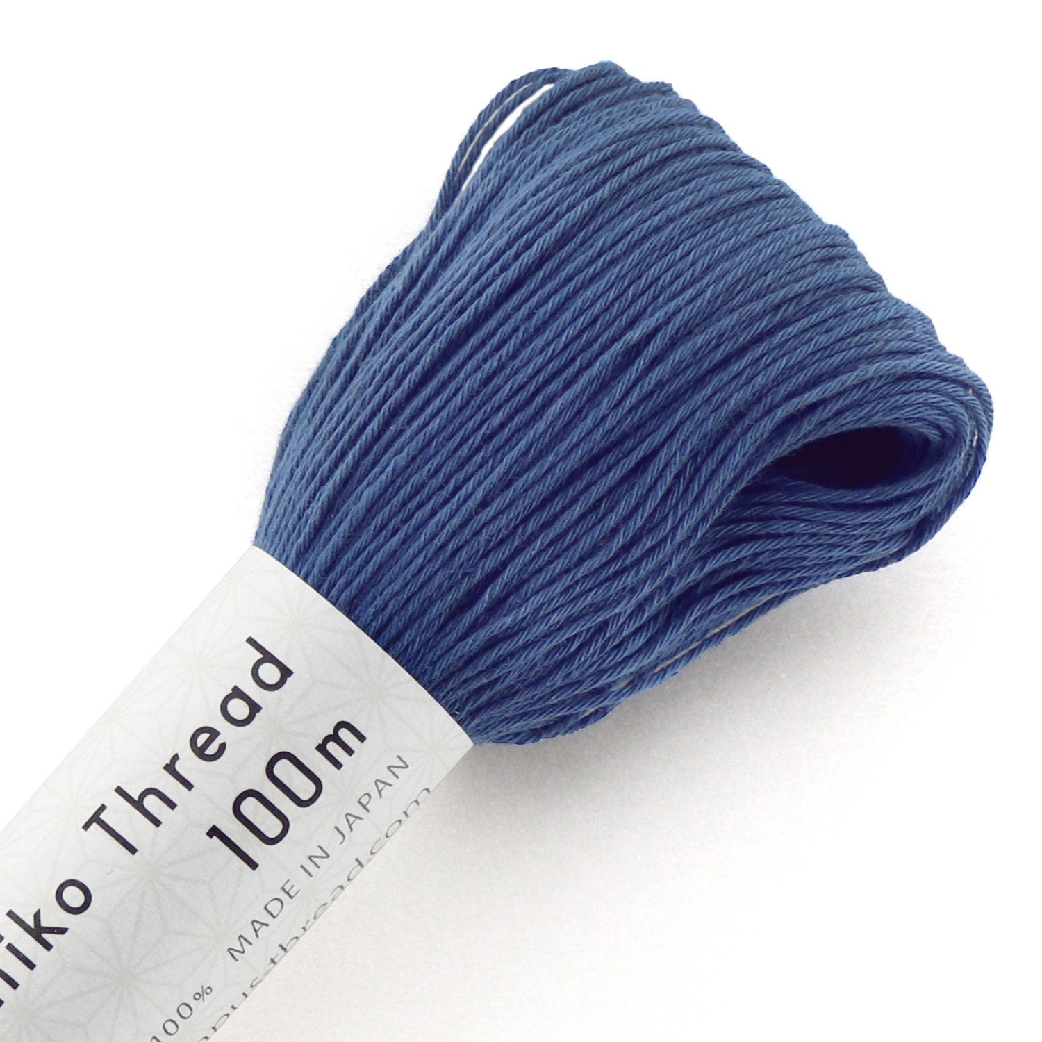 Olympus - Cotton Sashiko Thread 100m Skein - Color #109 Cobalt Blue