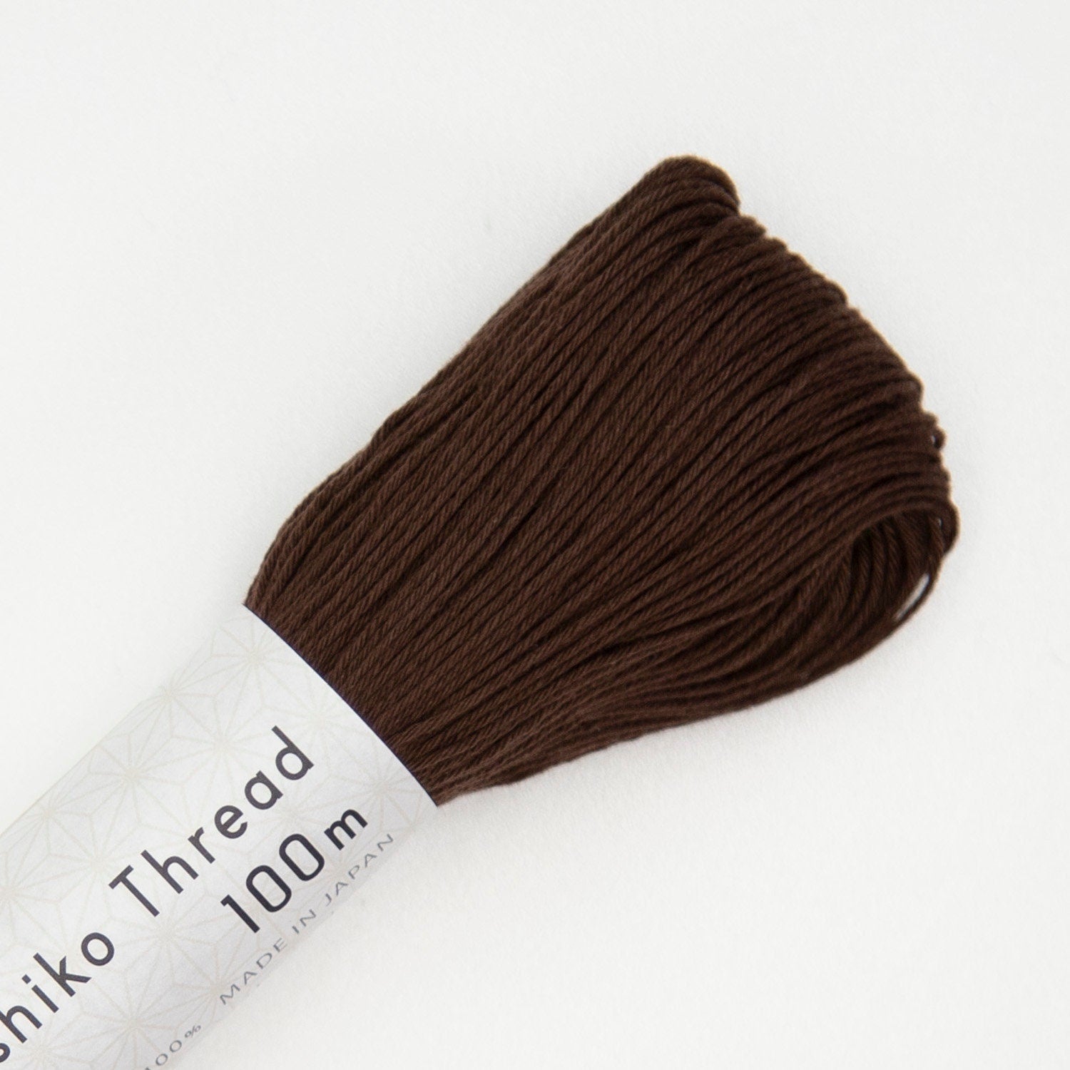 Olympus - Cotton Sashiko Thread 100m Skein - Color #128 Brown
