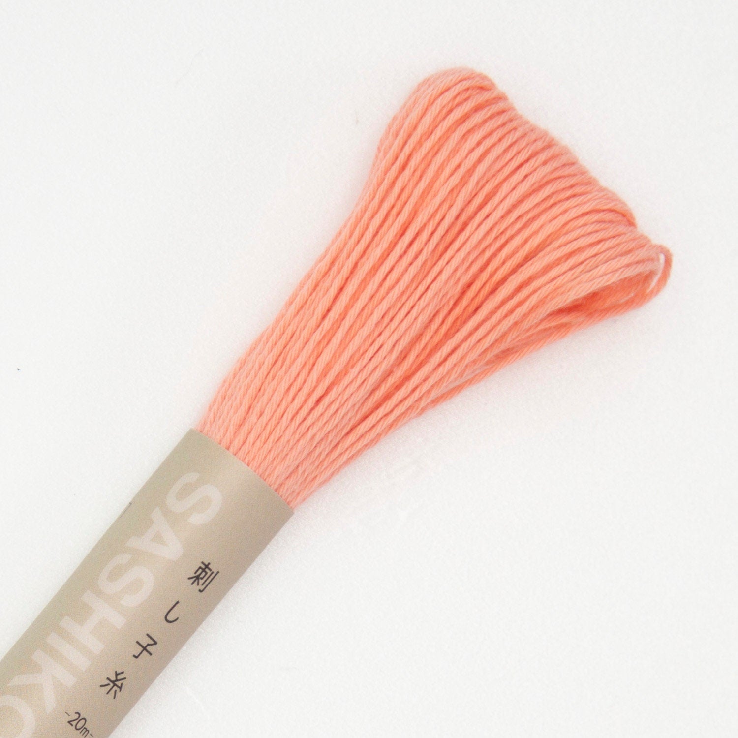 Olympus - Cotton Sashiko Thread 20m Skein - Color #25 Peach