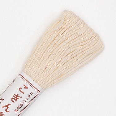 Olympus - Cotton Kogin Thread 18m Skein - #731 Ivory Beige