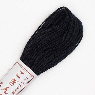 Olympus - Cotton Kogin Thread 18m Skein - #900 Black