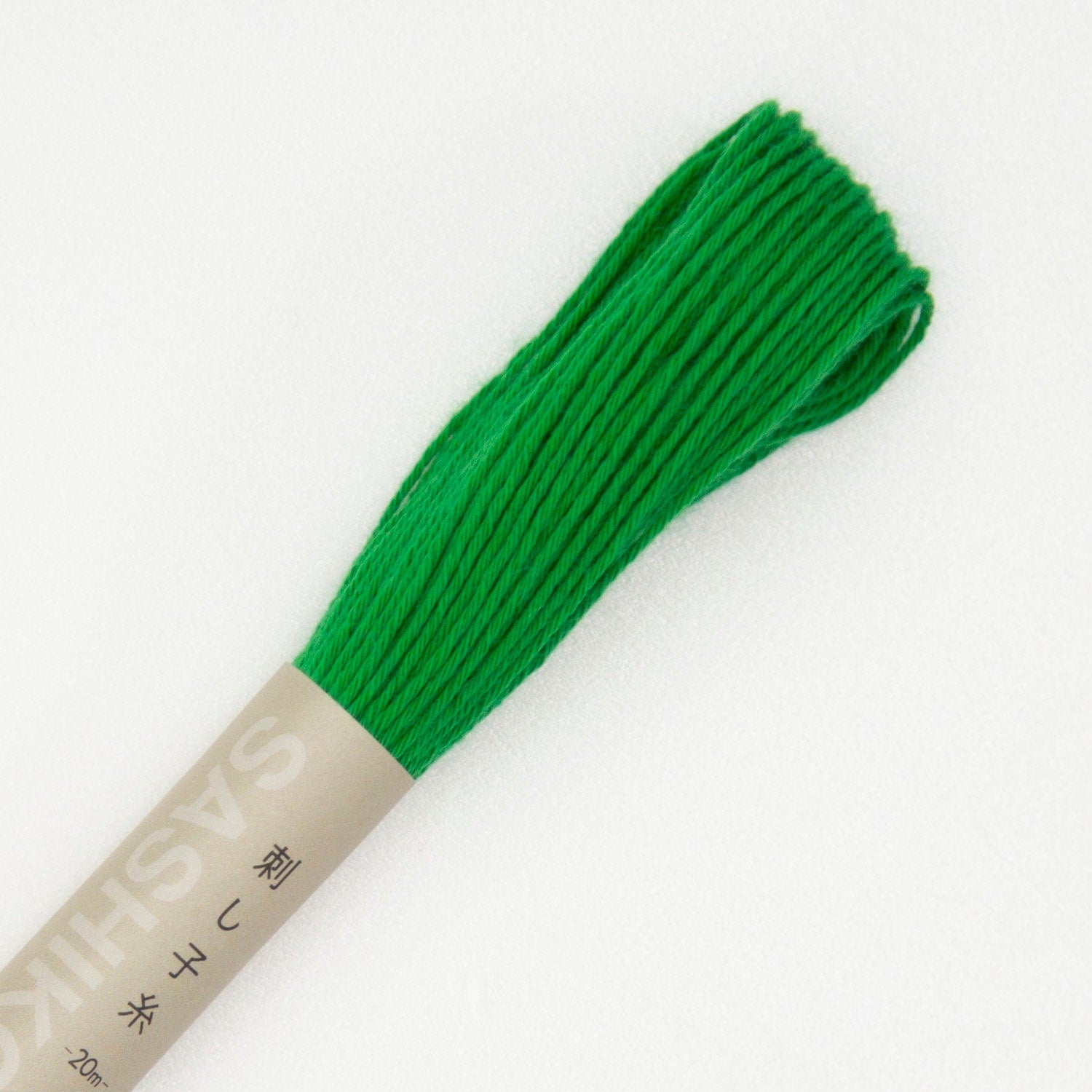 Olympus - Cotton Sashiko Thread 20m Skein - Color #26 Grass Green