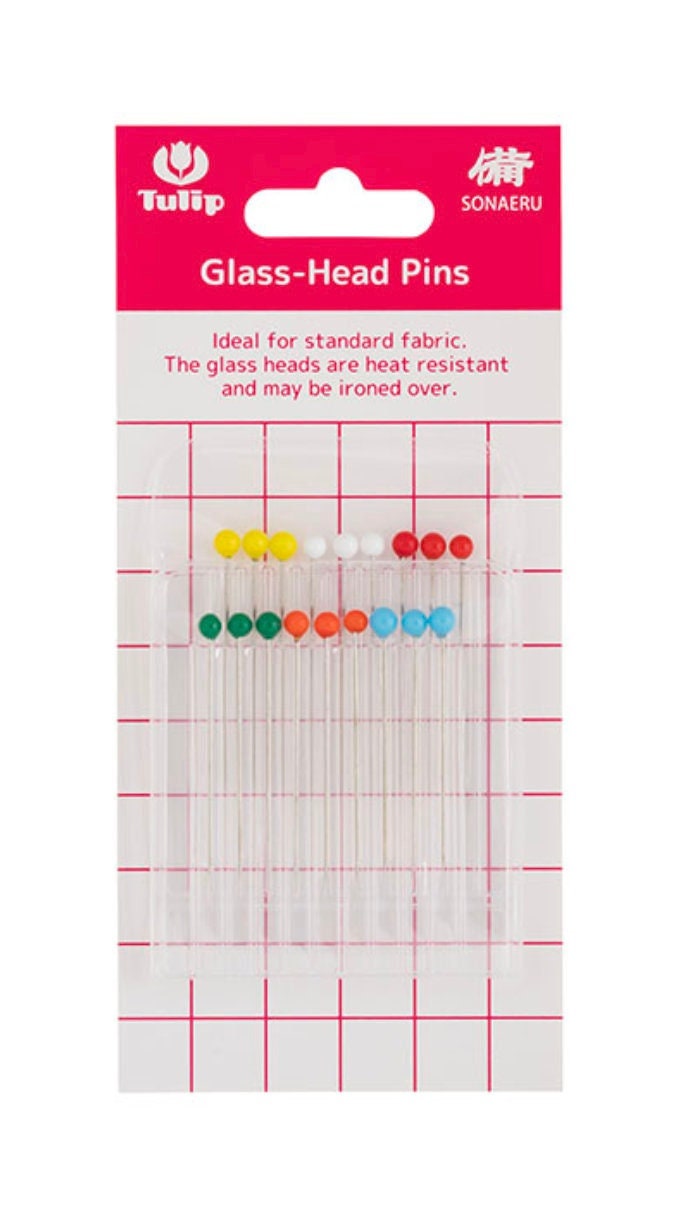 Tulip - Sonaeru 備 18 Glass Head Pins Assorted Colors