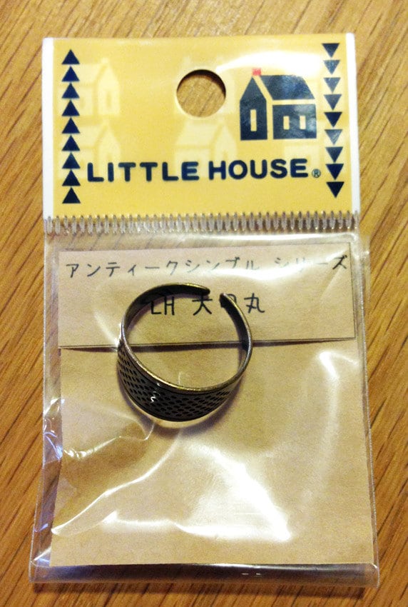 Little House Japanese Knuckle Ring Thimble