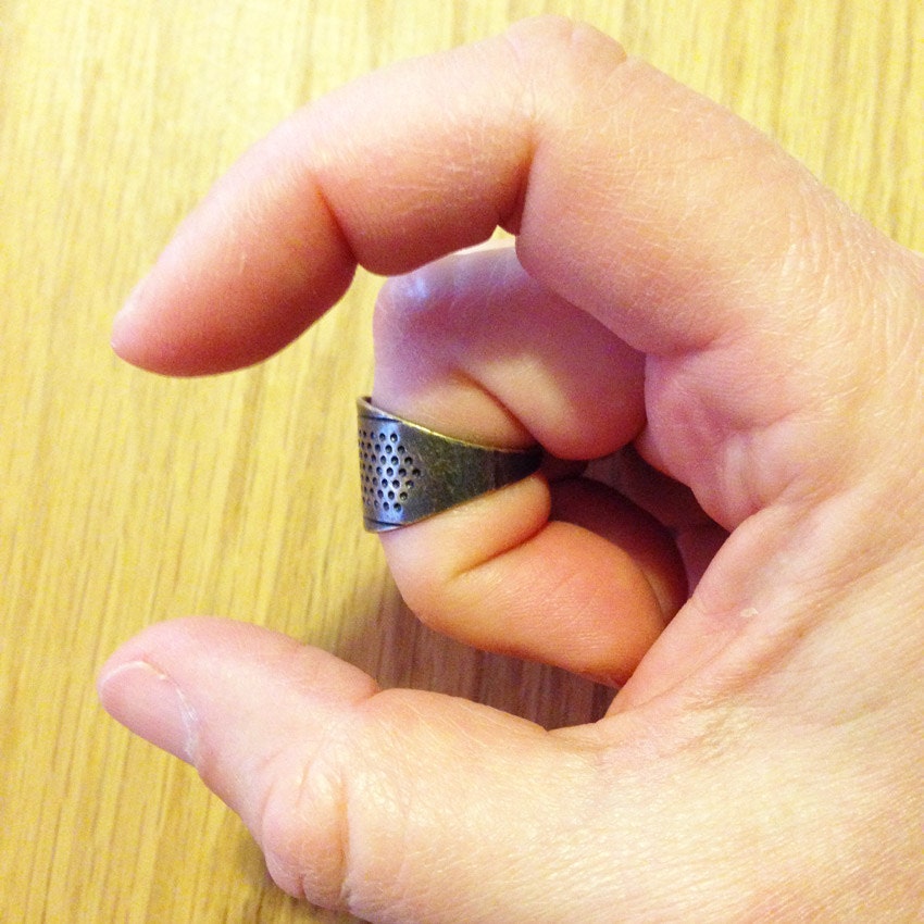 Little House Japanese Knuckle Ring Thimble