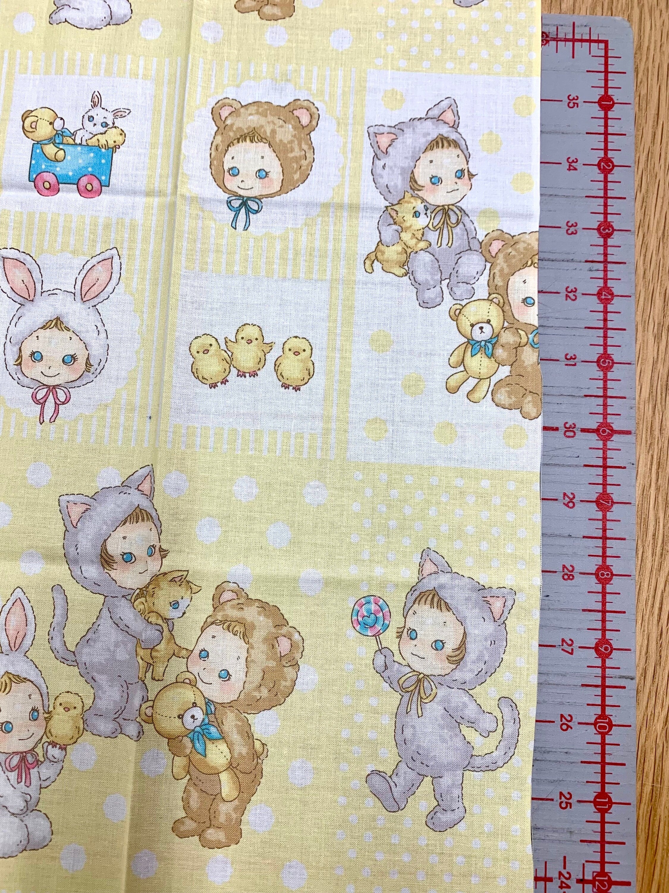 QuiltGate - PRE-CUT Puni Puni Candy Cotton Fabric - Pale Yellow