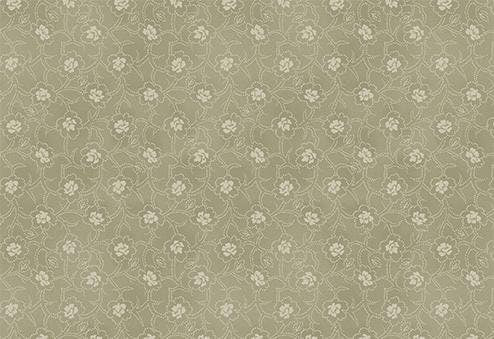 QuiltGate - PRE-CUT Gentle Flowers Dried Flowers Cotton Fabric
