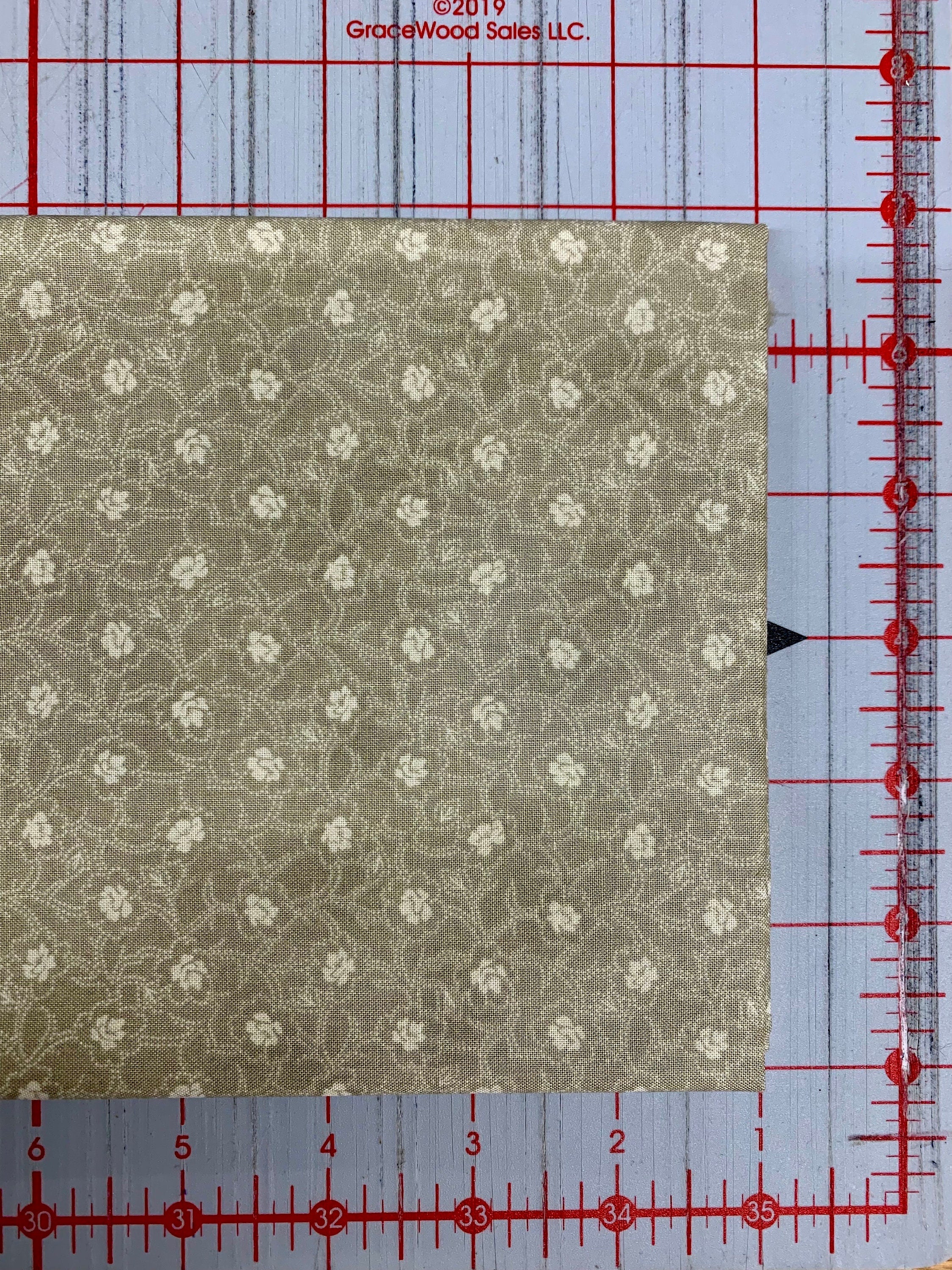 QuiltGate - PRE-CUT Gentle Flowers Dried Flowers Cotton Fabric