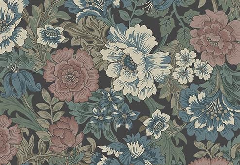 QuiltGate - PRE-CUT Gentle Flowers Dried Flowers Cotton Fabric
