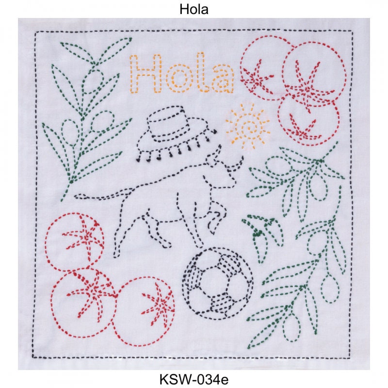 Tulip - World Spain "Hola" Sashiko Sampler Kit