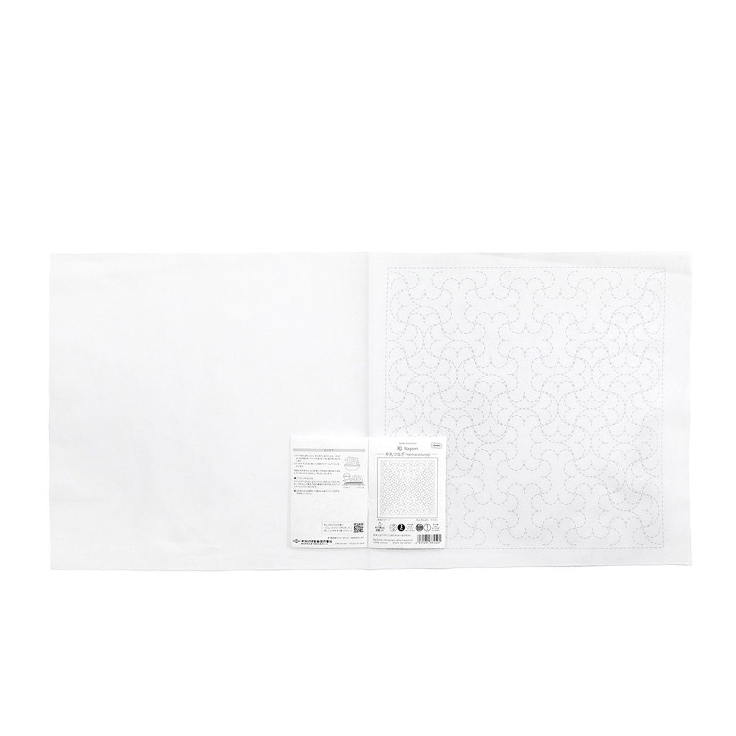 Olympus - Nagomi Collection "Hanmarutsunagi" Cotton Sashiko Sampler Cloth - White
