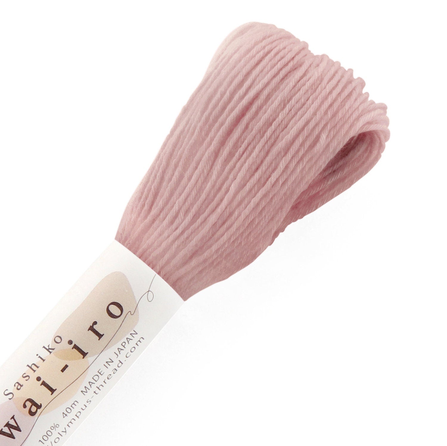 Olympus - Cotton Sashiko Thread 40m Skein - "Awai-Iro" Color #A17 Rose Beige