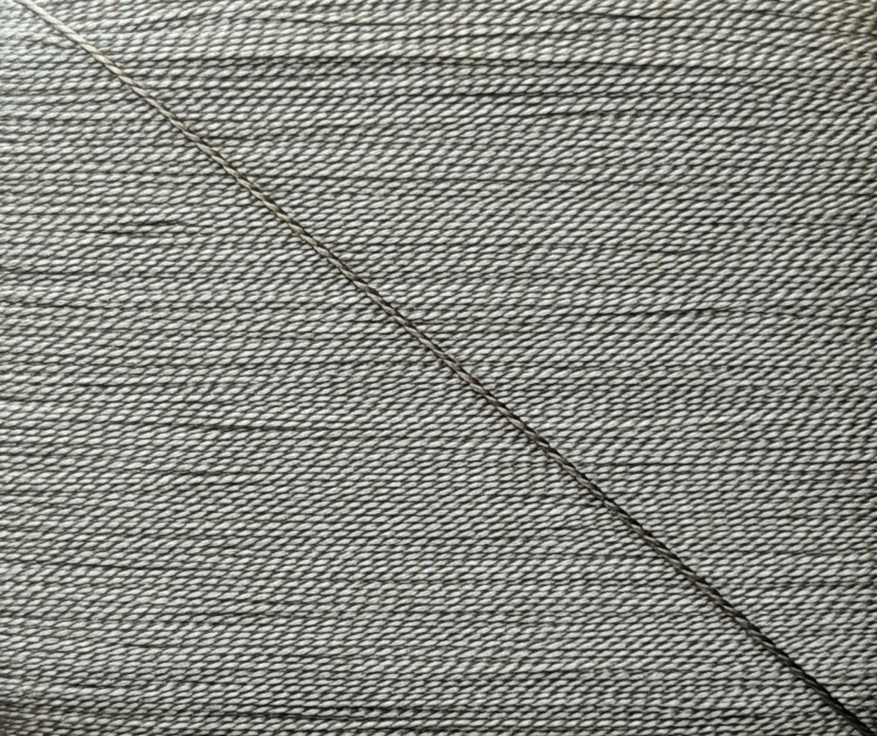 Kinkame - Silk Hand Sewing Thread 80m Card - Color #104 Battleship Grey