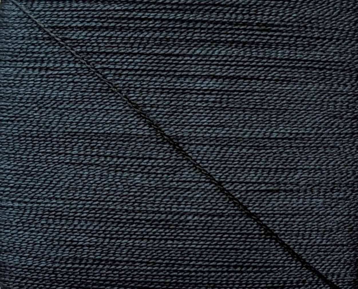 Kinkame - Silk Hand Sewing Thread 80m Card - Color #106 Arsenic