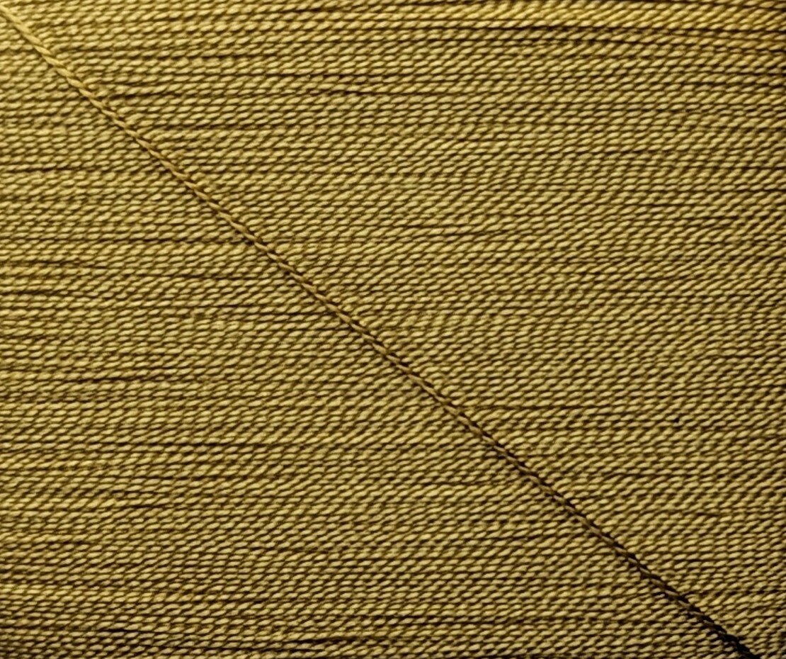 Kinkame - Silk Hand Sewing Thread 80m Card - Color #115 Golden Valley