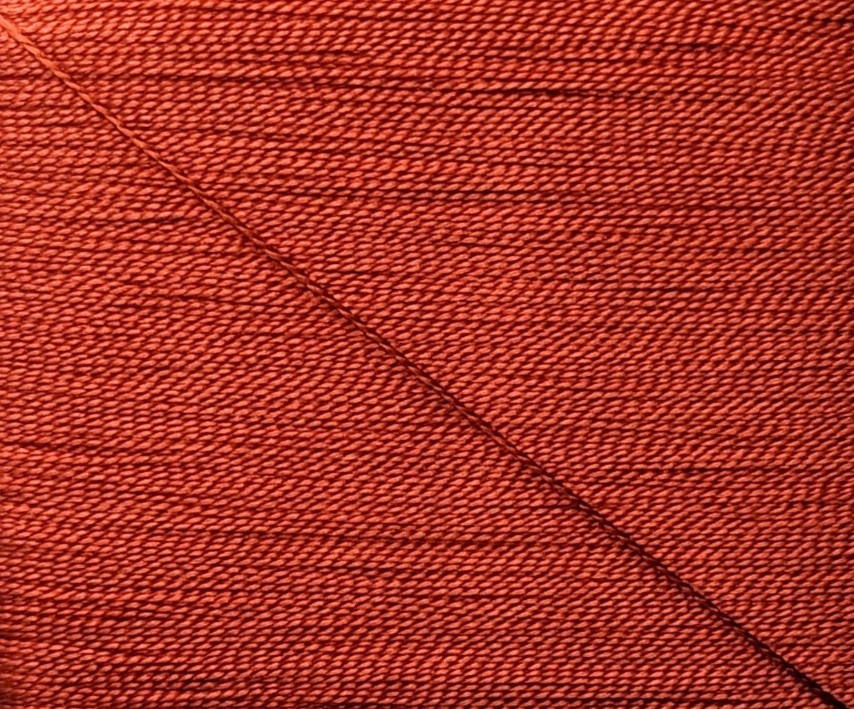 Kinkame - Silk Hand Sewing Thread 80m Card - Color #122 Wet Coral