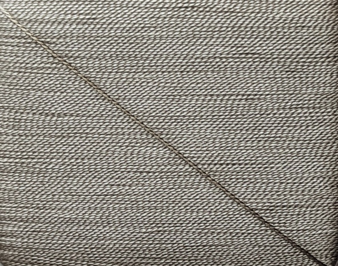 Kinkame - Silk Hand Sewing Thread 80m Card - Color #125 Antique Silver