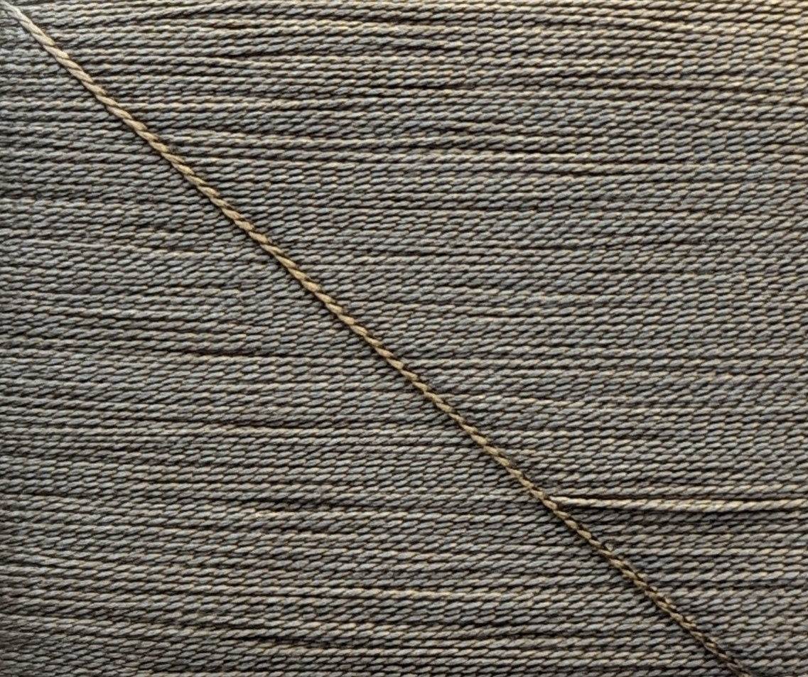 Kinkame - Silk Hand Sewing Thread 80m Card - Color #151 Volcanic Ash