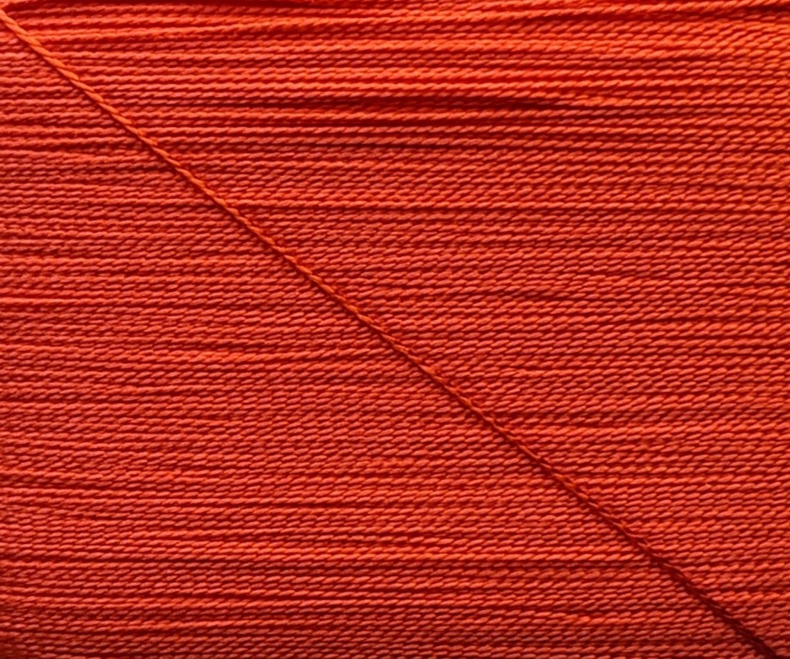 Kinkame - Silk Hand Sewing Thread 80m Card - Color #186 Skyrocket Red
