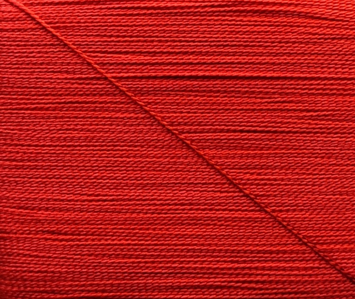 Kinkame - Silk Hand Sewing Thread 80m Card - Color #197 Red Geranium