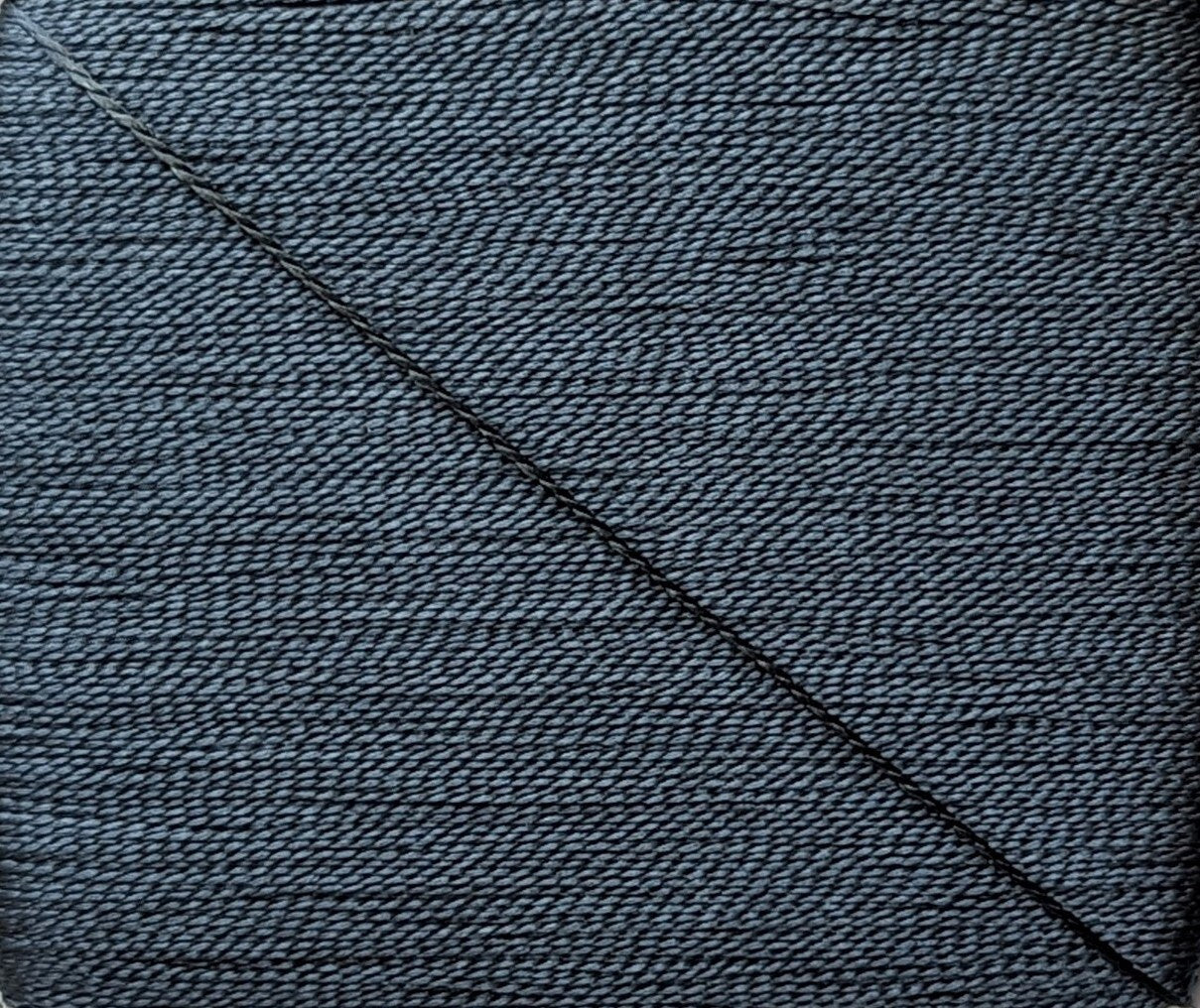 Kinkame - Silk Hand Sewing Thread 80m Card - Color #109 Krimson Lake Blue