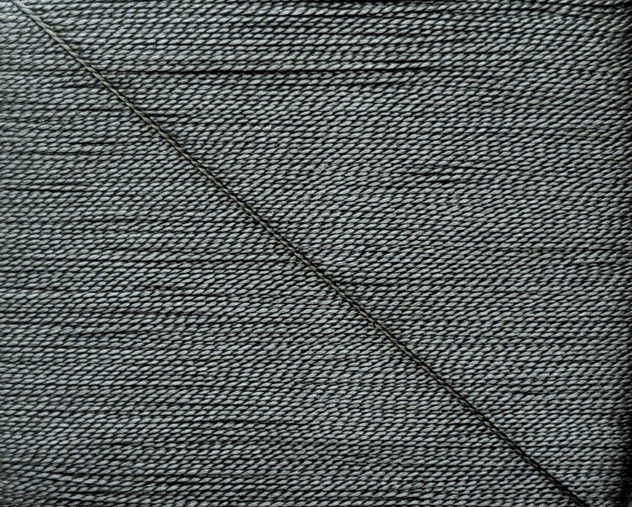 Kinkame - Silk Hand Sewing Thread 80m Card - Color #136 Stormy Sky