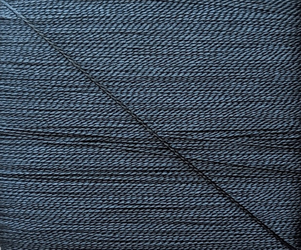 Kinkame - Silk Hand Sewing Thread 80m Card - Color #138 Blue Fjord