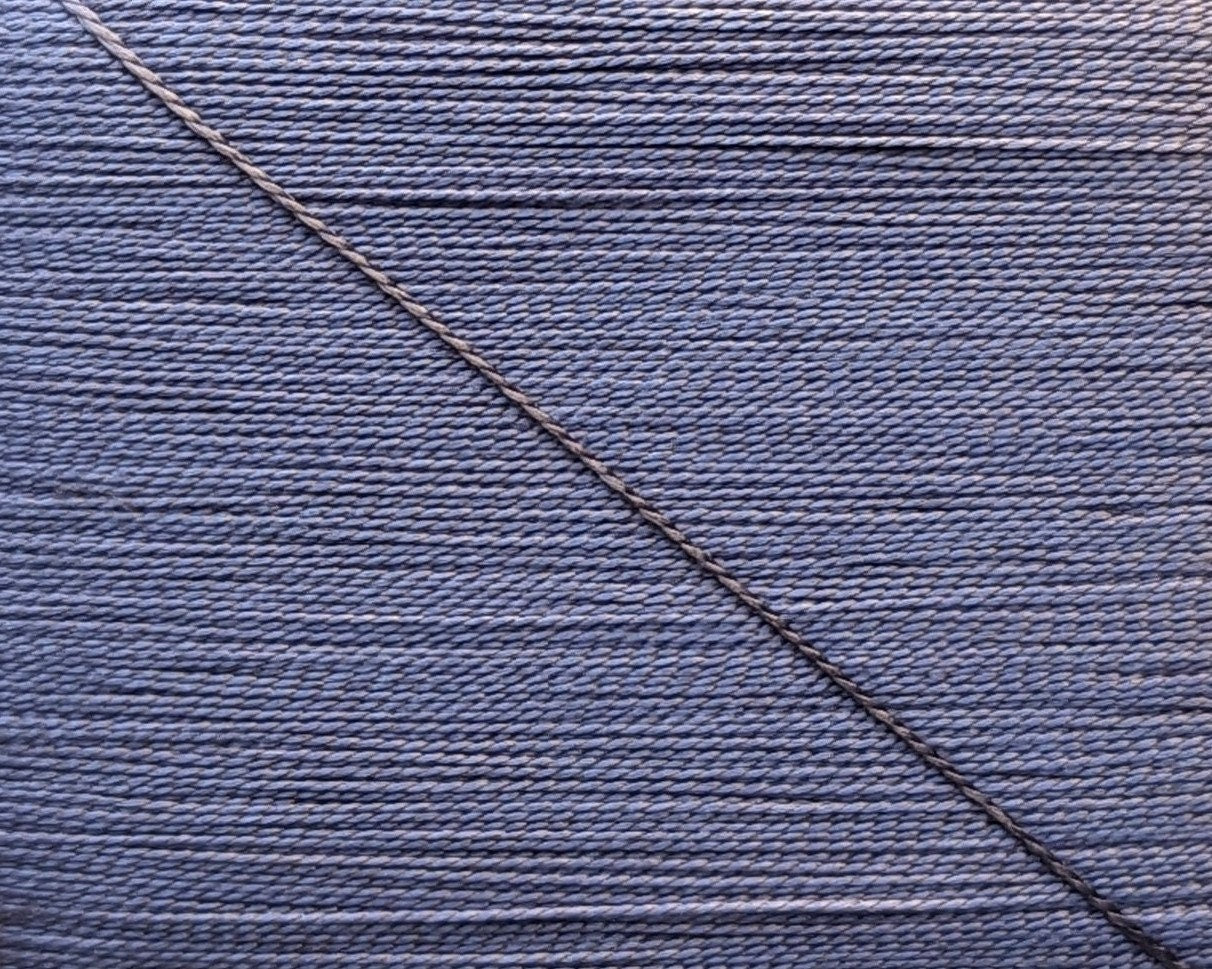 Kinkame - Silk Hand Sewing Thread 80m Card - Color #159 Wild Wisteria