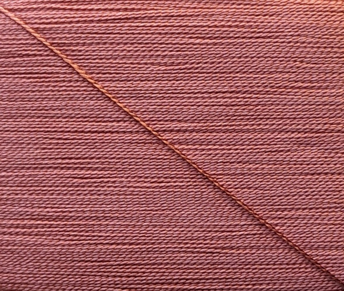 Kinkame - Silk Hand Sewing Thread 80m Card - Color #192 Clay Pot Pink