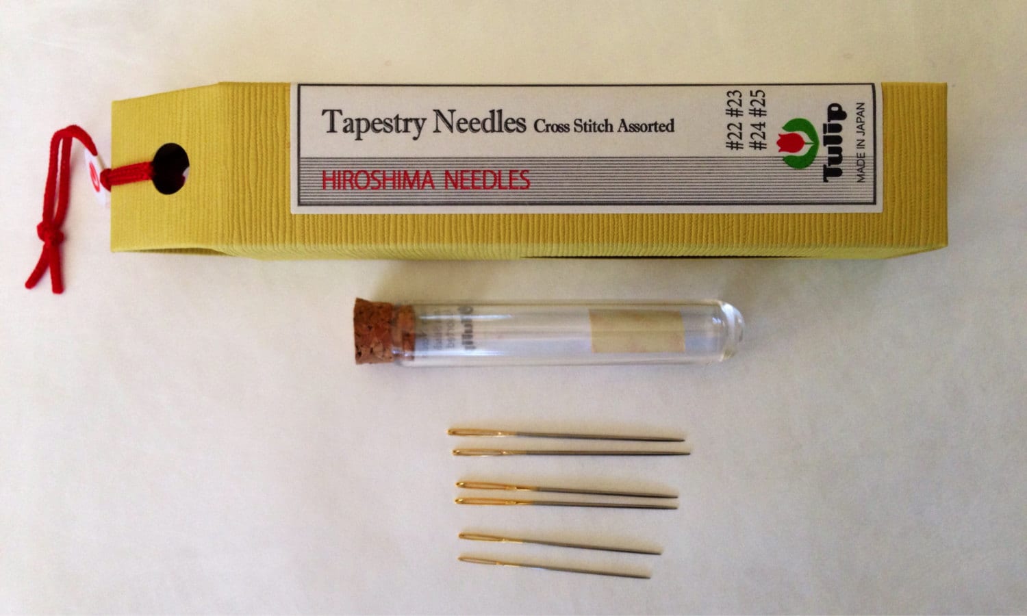 Tulip Tapestry assorted Cross Stitch needles round tip #22 - #25 THN-029e